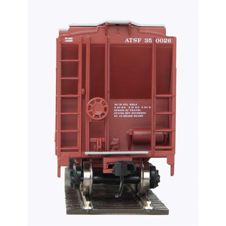 Walthers Mainline, HO Scale, 910-7951, 37' 2980 Cubic-Foot 2-Bay Covered Hopper, Santa Fe, #350026
