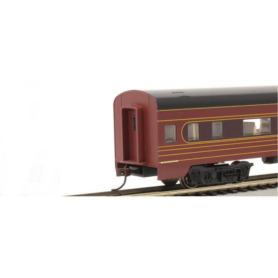 Bachmann, 14211, HO Scale, 85' Smooth Side Coach Car with Lighting, Pennsylvania Railroad, #4244