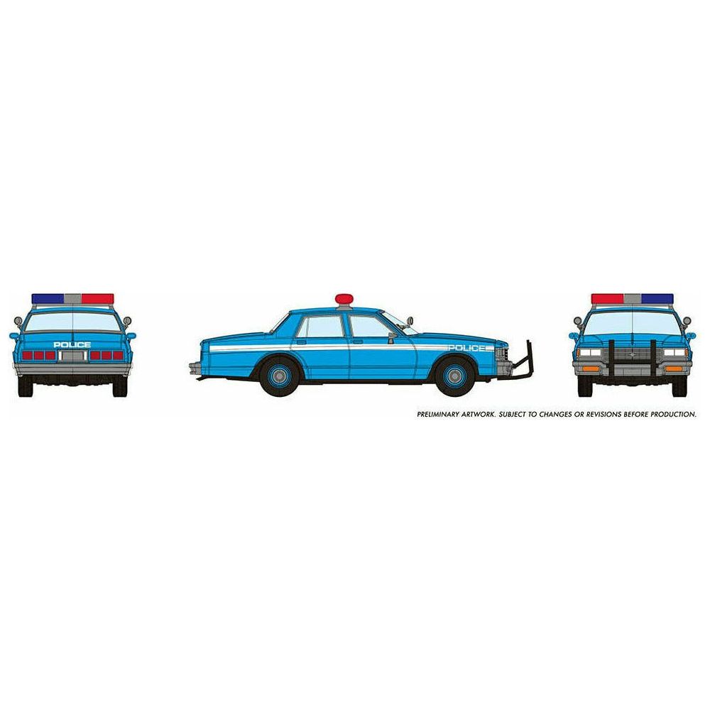 Rapido, HO Scale, 800009, Chevrolet Impala Sedan, Police (Blue)