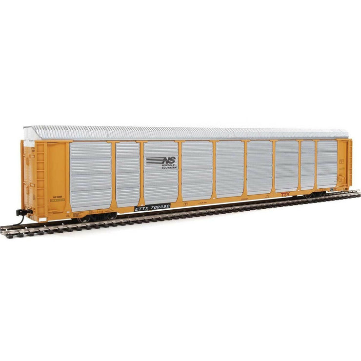 Walthers Proto HO 920-101425 89' Tri-Level Enclosed Auto Rack, Norfolk Southern/ETTX #33488/700392