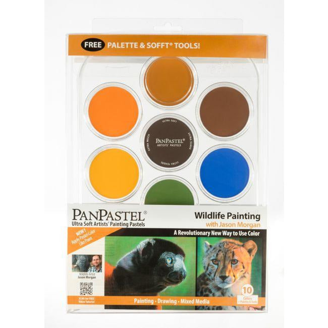 PanPastel, 30082, Wildlife Painting Kit - Jason Morgan, (10 Colors) includes Sofft Tools