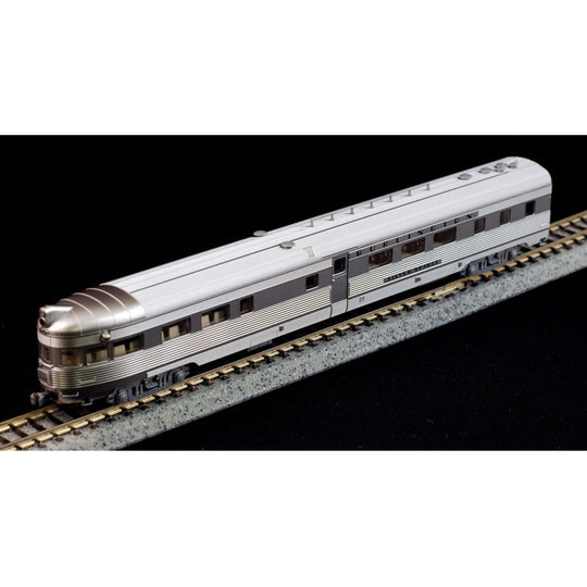 Kato, N Scale, 106090, CB&Q Silver Streak Zephyr Boxed Train Set