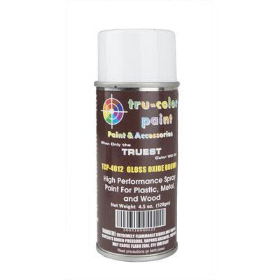 Tru-Color Paint, TCP-4012, Spray Paint, Gloss Oxide Brown, 4.5 oz