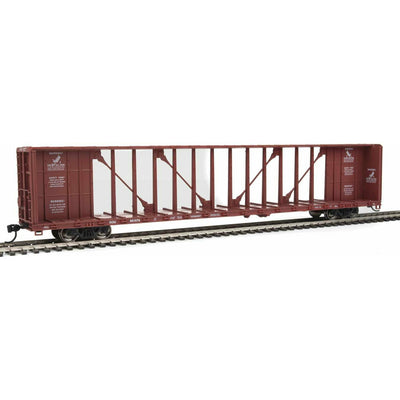 Walthers Mainline, 910-4852, HO Scale, 72' Centerbeam Flatcar, Southern, 601070