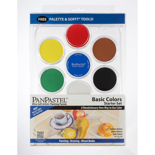 PanPastel, 30071, Basic Colors (7 Color Kit), Includes Sofft Tools