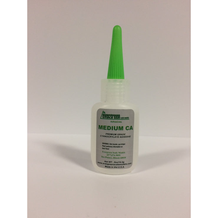 Evergreen, CA Adhesive, Medium CA (Cyanoacrylate Adhesive), 1/2 Ounce