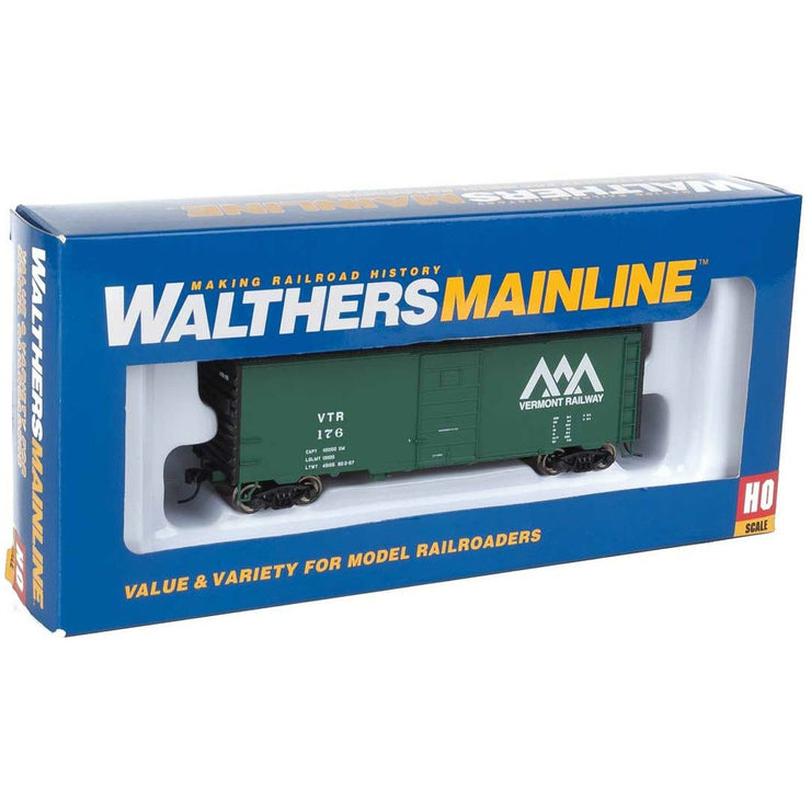Walthers Mainline, HO Scale, 910-1437, 40' PS-1 Box Car, Vermont Railway , #180