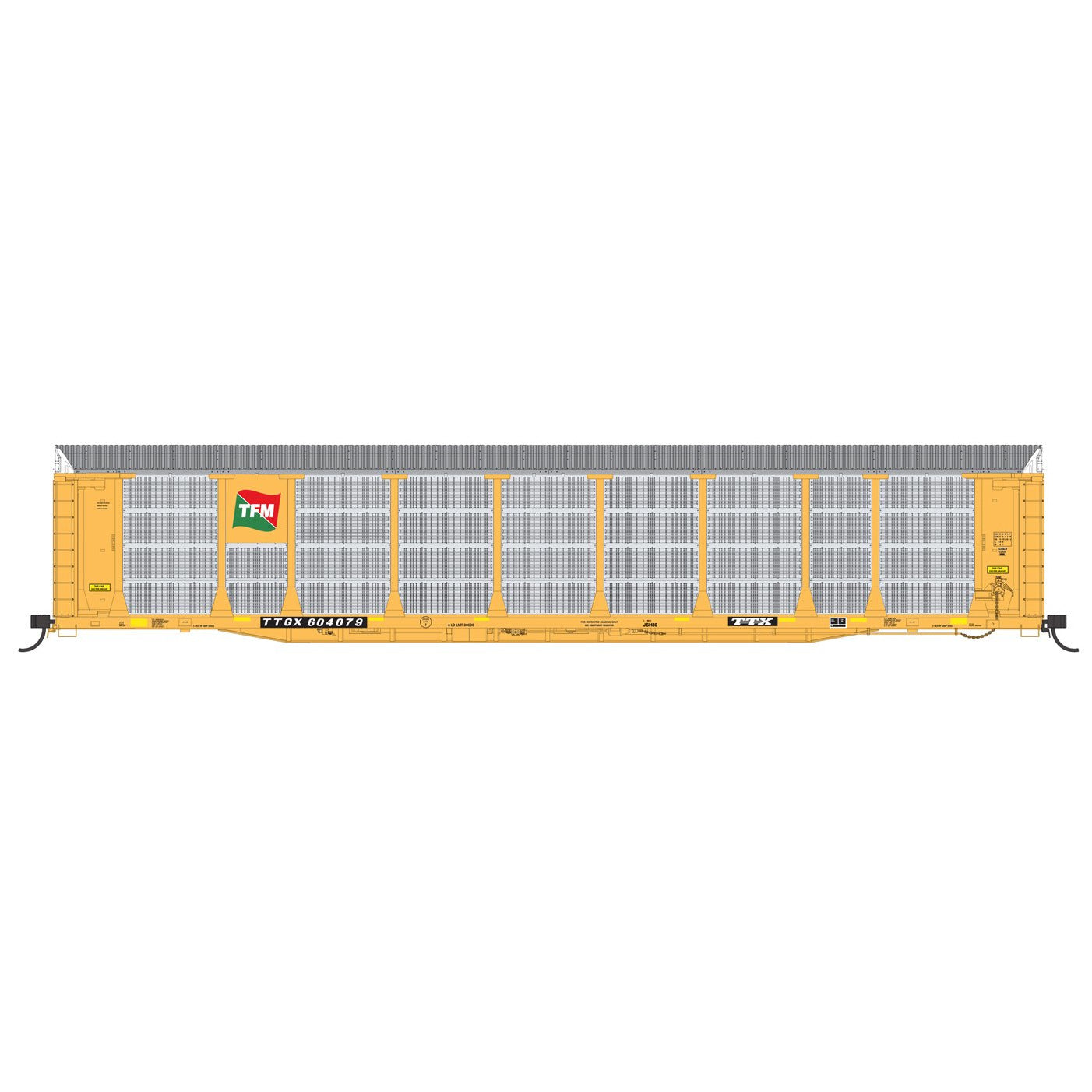 InterMountain, HO Scale, 452103-04, Bi-Level Auto Rack, Transportación Ferroviaria Mexicana (TFM), #995949