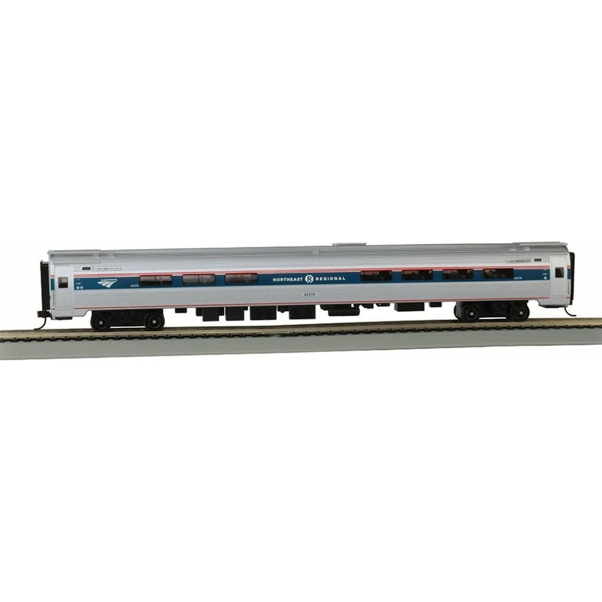 Bachmann, 13118, HO Scale, Amfleet I Cafe Car, Amtrak, (Phase VI Northeast Regional Service), #44378