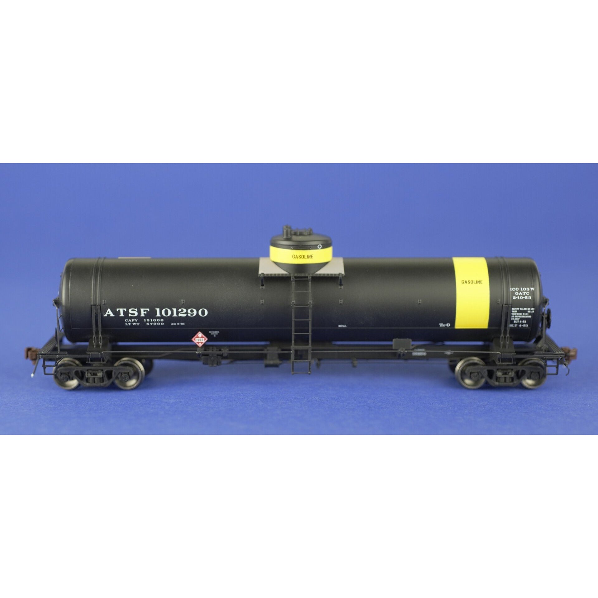 American Limited, HO Scale, 1842, GATC Welded Tank Car, Santa Fe, #101290