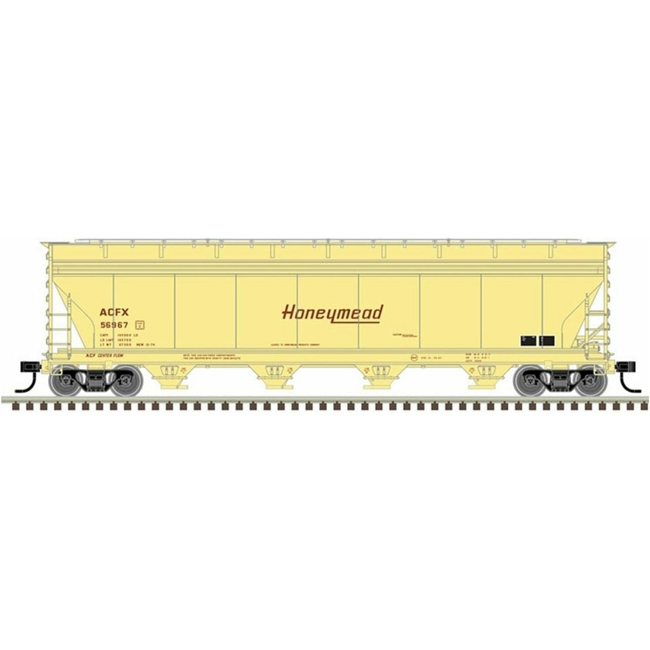 Atlas Master Line HO 20006384 ACF 5250 Covered Hopper, Honeymead #56981