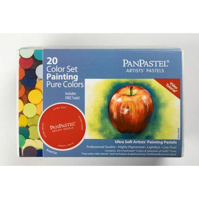 PanPastel, 30201, Pure Colors/Painting (20 Color Set), + Sofft Tools