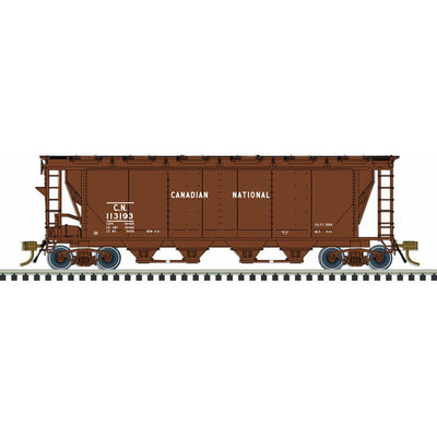 Atlas Master Line, HO Scale, 20006357, Slab Side Covered Hopper, Canadian National, #113193