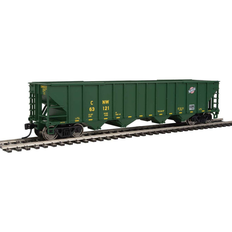 Walthers Mainline, HO Scale, 910-1980, 50' 100-Ton 4-Bay Hopper, Chicago & North Western, #63123