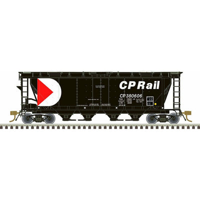 Atlas Master Line, HO Scale, 20006371, Slab Side Covered Hopper, Canadian Pacific, #381317
