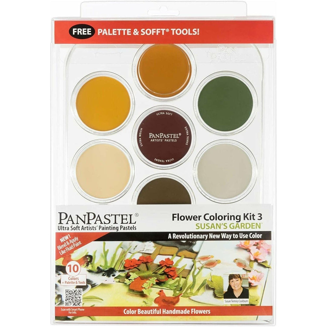PanPastel, 30117, Susan Tierney Cockburn Flower Kit 3, 10 Colors
