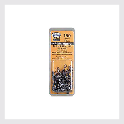 1474504884247 - Kadee Ho 150 Metal "Scale" Whisker Couplers Bulk Pack #158 (25 Pair) - Rj's Trains