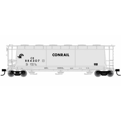 Atlas Master Line HO 20005762 3-Bay Cylindrical Hopper, Conrail #884914