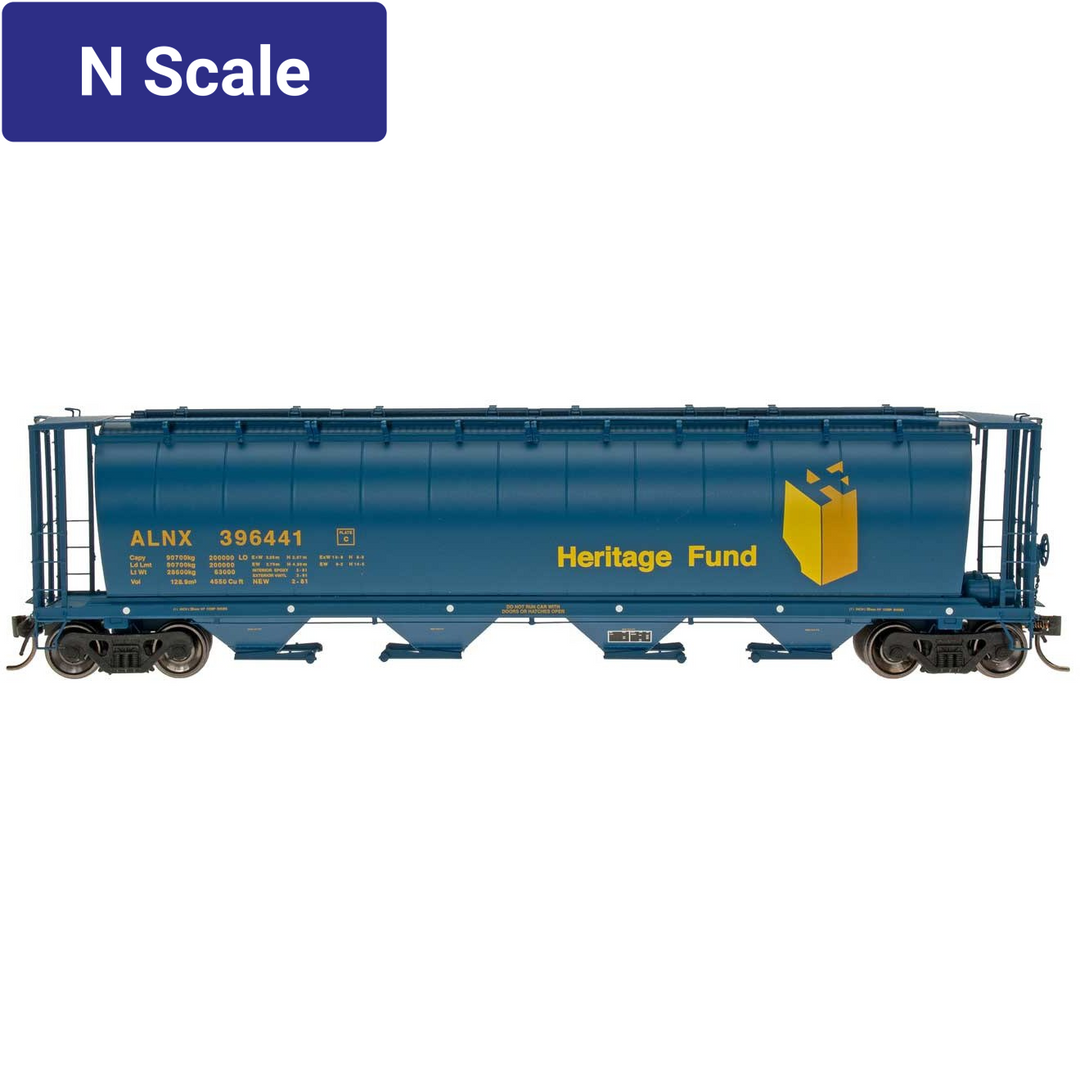 Intermountain, 65103, N Scale, Cylindrical Covered Hopper, Alberta Heritage - ALNX