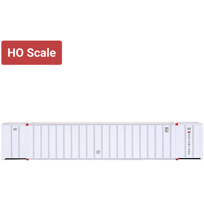 Intermountain, 30602-04, HO Scale, 53' Hyundai Container, Early Roof, Trailer Bridge - TRBU, 230332[2]/231024[0]