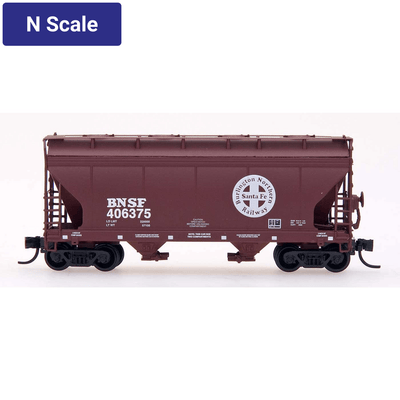 Intermountain, 66533, N Scale, ACF 2-Bay Covered Hopper, BNSF