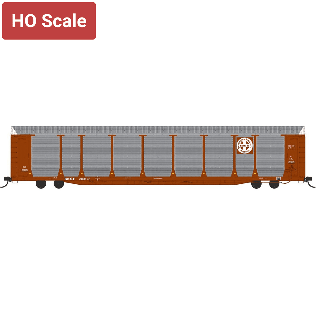 InterMountain, HO Scale, 452100-03, Bi-Level Auto Rack, BNSF, #300203