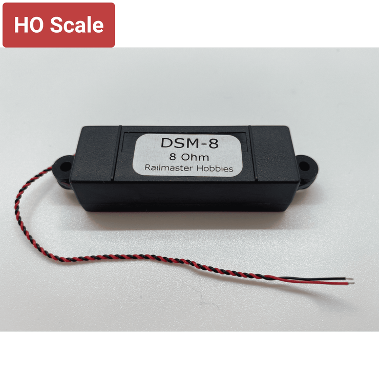 RailMaster Hobbies, DSM-8, 8 Ohm Base Reflex Speaker, 18x68x14.3mm