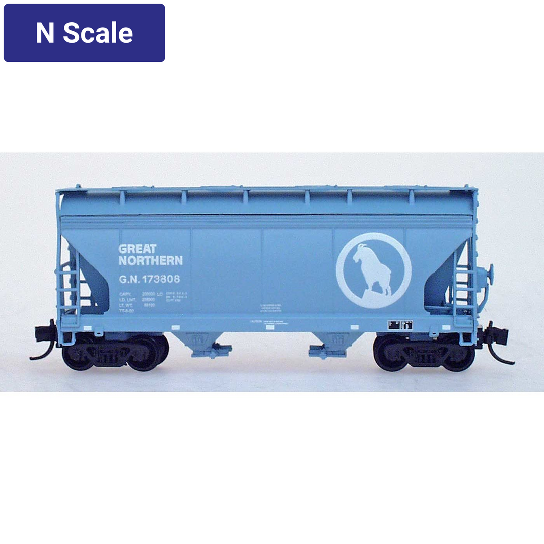 Intermountain, 66531, N Scale, ACF 2-Bay Covered Hopper, Great Northern