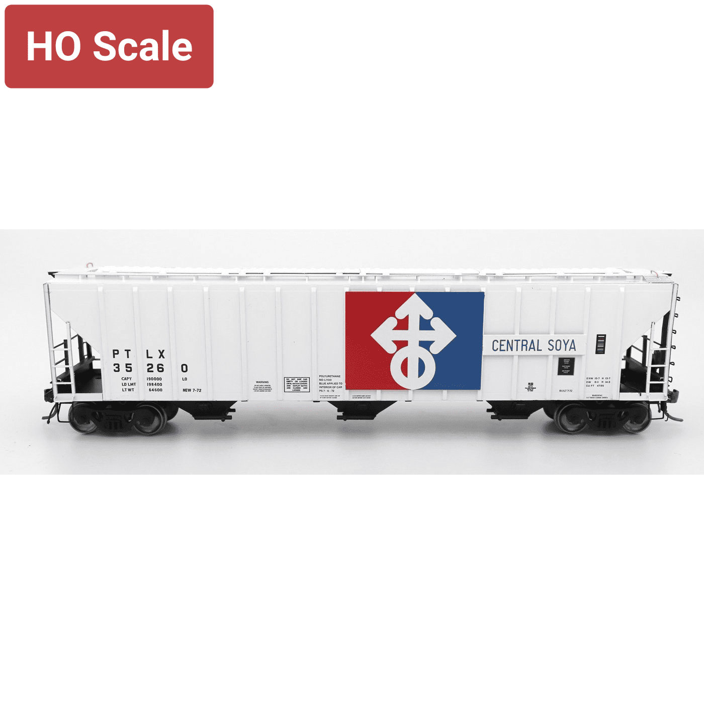 Intermountain HO 472251-03 4785 Covered Hopper, Central Soya #35248