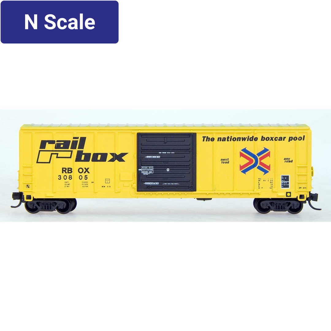 Intermountain, N Scale, 67501, PS 5277 Cubic Foot SD Exterior Post Boxcar,  Railbox - Original