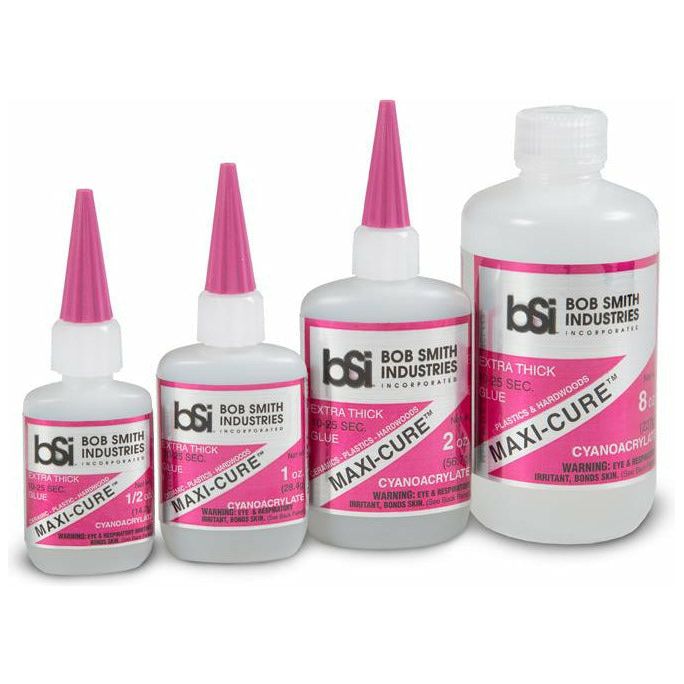 Bob Smith Industries, BSI-112, Maxi-Cure+, Extra Thick, CA Super Glue, 1 oz