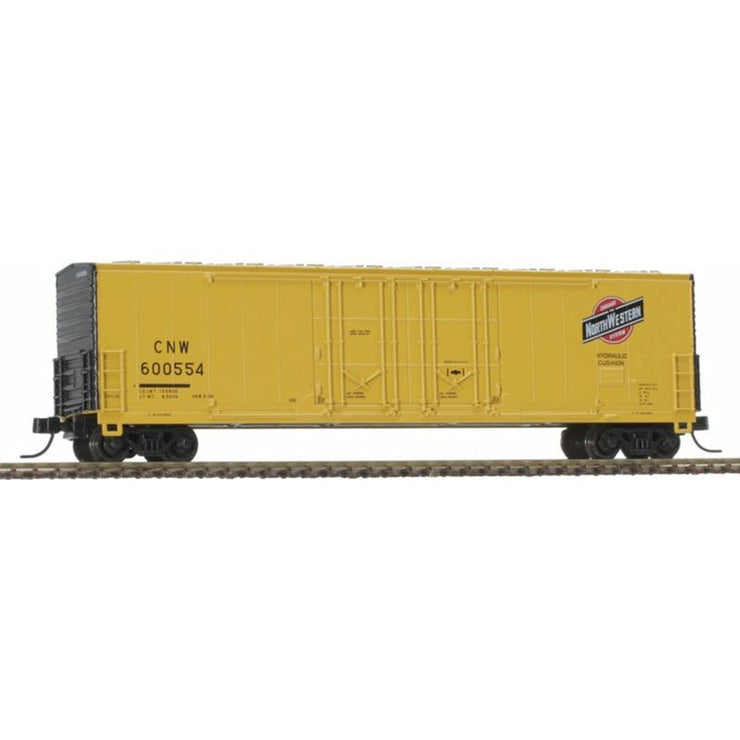 Atlas, N Scale, 50005199, 53' Evans Double Plug Door Box Car, Chicago and North Western, #600554