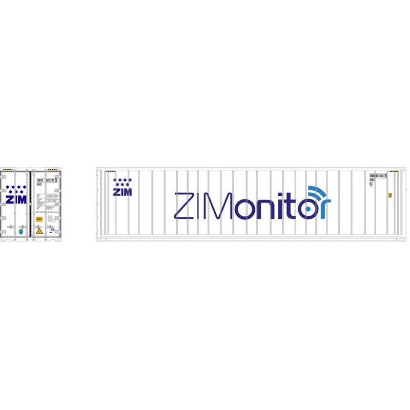 Atlas Master Line N 50006004 40' Refrigerated Containers, ZIM (Monitor) Set #1 (3)