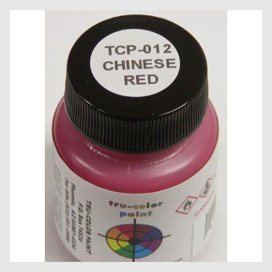 1589488451607 - Tru-Color Paint Tcp-012 Chinese Red 1Oz - Rj's Trains