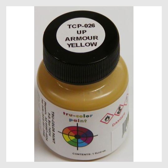 Tru-Color Paint, TCP-026, Airbrush Ready, Union Pacific Armour Yellow ...