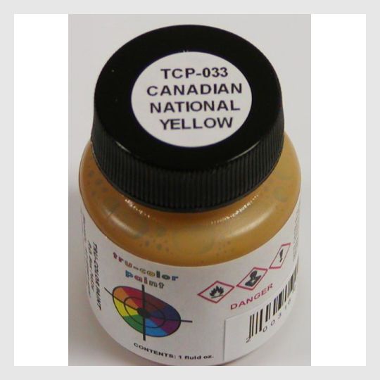 1591405346839 - Tru-Color Paint Tcp-033 Canadian National Yellow 1Oz - Rj's Trains
