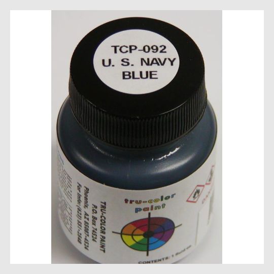 3399639793687 - Tru-Color Paint Tcp-092 Us Navy Blue 1Oz - Rj's Trains