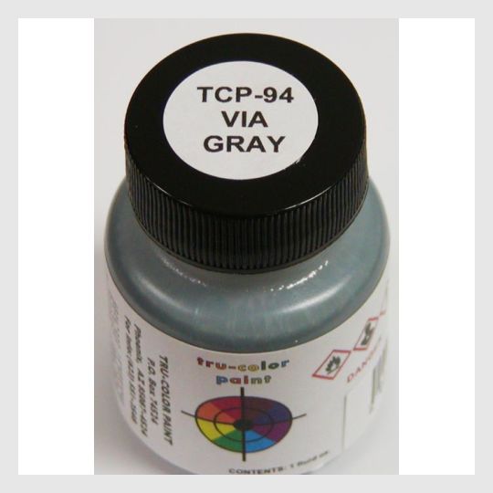 3399640383511 - Tru-Color Paint Tcp-094 Via Gray 1Oz - Rj's Trains