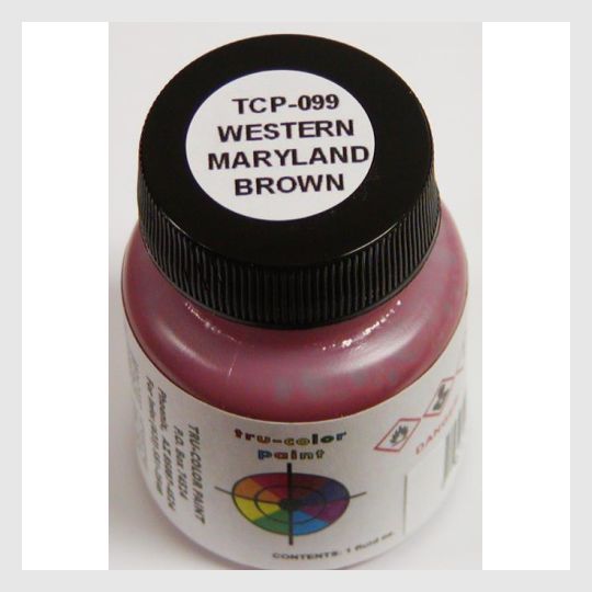 3399642677271 - Tru-Color Paint Tcp-099 Western Maryland Brown 1Oz - Rj's Trains