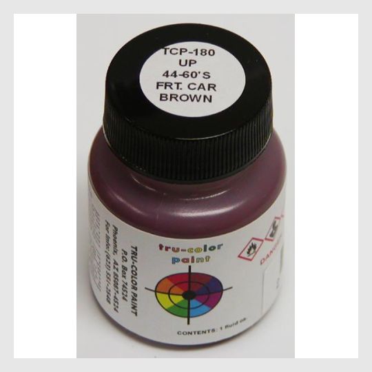 3479892426775 - Tru-Color Paint Tcp-180 Up '44-'60S Freight Car Brown 1Oz - Rj's Trains