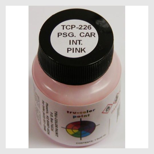 3481825378327 - Tru-Color Paint Tcp-226 Passenger Car Interior Light Pink 1Oz - Rj's Trains