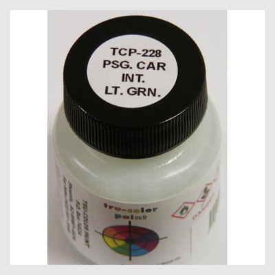 3481825640471 - Tru-Color Paint Tcp-228 Passenger Car Interior Light Green 1Oz - Rj's Trains