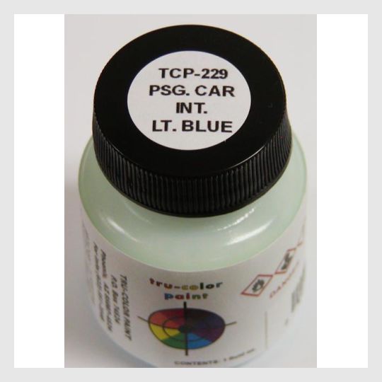 3481825673239 - Tru-Color Paint Tcp-229 Passenger Car Interior Light Blue 1Oz - Rj's Trains